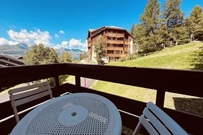 Image de À 250m des pistes de ski, étage -2, balcon, télévision, casier à ski, 20m², Peisey-Vallandry