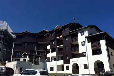 Image de À 200m des pistes de ski, 4ème étage, balcon, télévision, casier à ski, 30m², Morillon