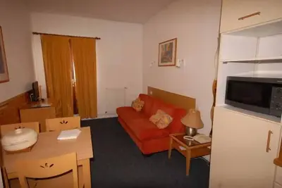 Image de À 150m des pistes de ski, 1er étage, vue station, remise en forme, piscine, sauna, balcon