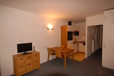 Image de 100m du centre station, 4ème étage, vue station, balcon, télévision, 27m², Gourette