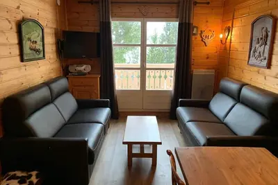 Image de 1er étage, balcon, télévision, casier à ski, 75m², Flaine