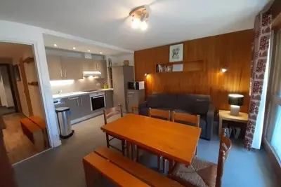 Image de À 200m des pistes de ski, 2ème étage, télévision, 40m², Courchevel