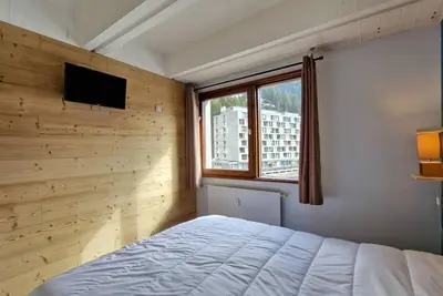 Image de À 150m des pistes de ski, 5ème étage, balcon, télévision, 43m², Flaine