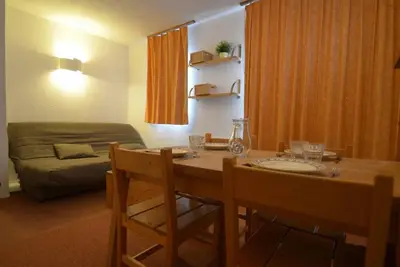 Image de Au pied des commerces, 5ème étage, balcon, télévision, 22m², Les Menuires
