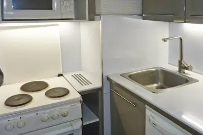 Image de Pied des pistes de ski, 4ème étage, vue vallée, balcon, télévision, casier à ski, 22m², Les Orres