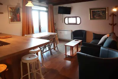 Image de 50m du centre station, 7ème étage, vue vallée, balcon, 40m², Les Orres