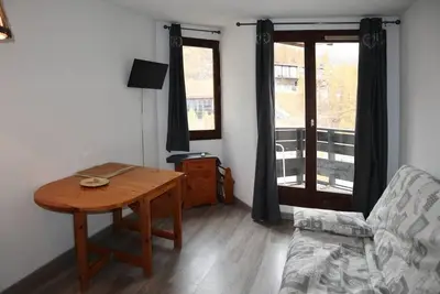 Image de À 50m des pistes de ski, 4ème étage, balcon, 26m², Les Orres