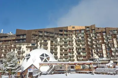 Image de À 15m des pistes de ski, 4ème étage, vue pistes de ski, balcon, 28m², Les Orres
