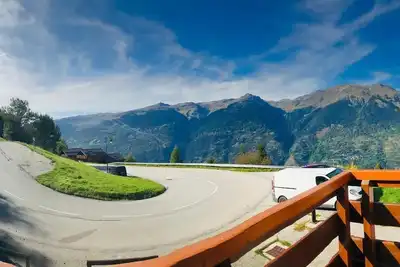 Image de 1er étage, balcon, télévision, casier à ski, 31m², Montalbert