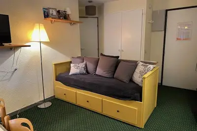 Image de Wifi, à 150m des pistes de ski, Rez-de-chaussée, télévision, casier à ski, 35m²