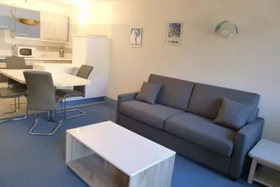 Image de À 150m des pistes de ski, 4ème étage, vue pistes de ski, télévision, 43m², Flaine