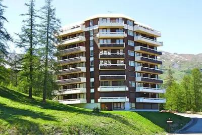 Image de À 50m des pistes de ski, 1er étage, balcon, 23m², Vars