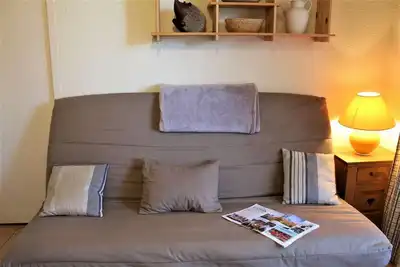 Image de À 100m des pistes de ski, 3ème étage, piscine, balcon, télévision, casier à ski, 20m², Risoul