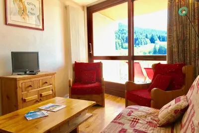 Image de Centre station, 3ème étage, vue pistes de ski, balcon, parking, 64m², Villard de Lans