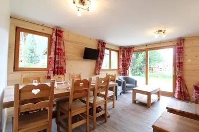 Image de Étage -1, terrasse, télévision, casier à ski, 70m², Val Cenis