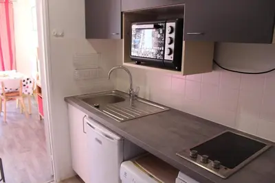 Image de 20m du centre station, 7ème étage, vue pistes de ski, balcon, télévision, 28m², Superdévoluy