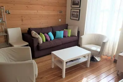 Image de 1er étage, vue montagne, balcon, télévision, 53m², Serre Chevalier