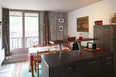 Image de Centre station, 7ème étage, vue pistes de ski, balcon, 45m², Les Orres