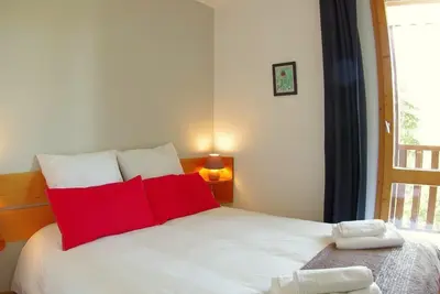 Image de À 5m des pistes de ski, 3ème étage, vue vallée, balcon, télévision, casier à ski, 35m², Valmorel