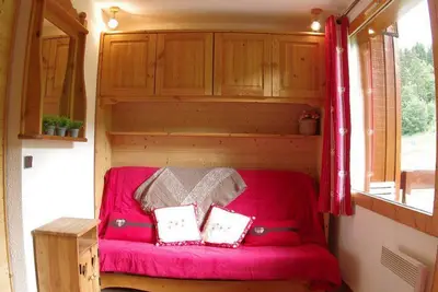 Image de À 140m des pistes de ski, 3ème étage, balcon, télévision, casier à ski, 30m², Valmorel