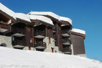 Image de À 250m des pistes de ski, étage -1, vue vallée, télévision, casier à ski, 30m², Valmorel