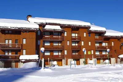 Image de À 140m des pistes de ski, 1er étage, balcon, télévision, casier à ski, 27m², Valmorel