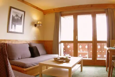 Image de À 240m des pistes de ski, 2ème étage, vue vallée, balcon, télévision, casier à ski, 32m², Valmorel