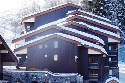 Image de À 5m des pistes de ski, 4ème étage, vue montagne, balcon, télévision, casier à ski, 27m², Valmorel