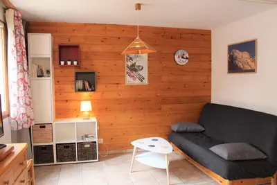 Image de À 200m des pistes de ski, 2ème étage, terrasse, balcon, télévision, 42m², Vars