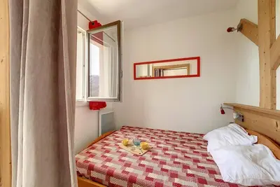 Image de 7ème étage, balcon, télévision, casier à ski, 25m², Les Menuires