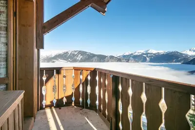 Image de 200m du centre station, balcon, parking, télévision, casier à ski, 40m², Valmorel