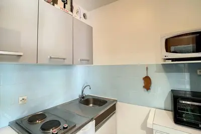 Image de À 50m des pistes de ski, 1er étage, balcon, télévision, 23m², La Toussuire