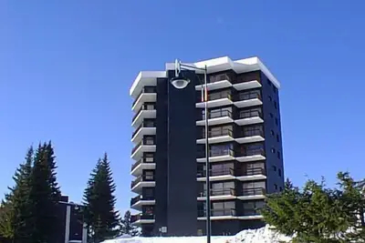 Image de 1er étage, vue montagne, balcon, télévision, casier à ski, 45m², Chamrousse