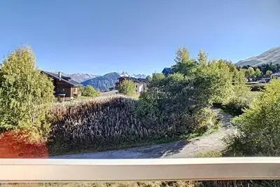 Image de À 50m des pistes de ski, 3ème étage, balcon, télévision, 27m², La Toussuire