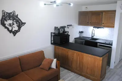 Image de À 300m des pistes de ski, 7ème étage, vue vallée, terrasse, télévision, casier à ski, 32m², Pra Loup