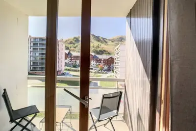 Image de À 50m des pistes de ski, 4ème étage, balcon, télévision, 33m², La Toussuire