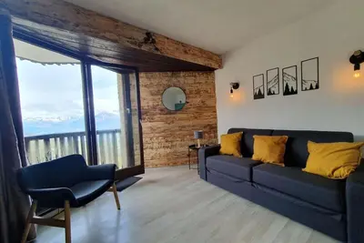 Image de À 100m des pistes de ski, 7ème étage, balcon, télévision, 22m², Les Orres