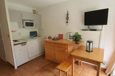 Image de 1er étage, télévision, casier à ski, 26m², Serre Chevalier