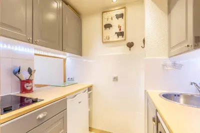 Image de À 50m des pistes de ski, 4ème étage, télévision, casier à ski, 30m², Montchavin La Plagne