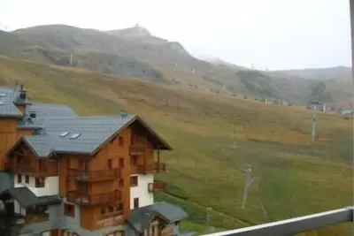 Image de À 50m des pistes de ski, 5ème étage, balcon, télévision, 23m², La Toussuire