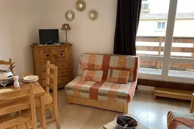 Image de À 50m des pistes de ski, 4ème étage, parking, télévision, 25m², Orcières Merlette 1850