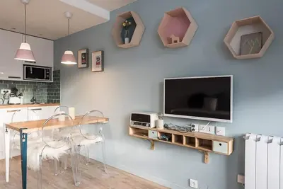 Image de À 300m des pistes de ski, 1er étage, balcon, télévision, casier à ski, 24m², Tignes