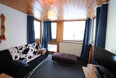 Image de 200m du centre station, 1er étage, balcon, télévision, casier à ski, 50m², Tignes
