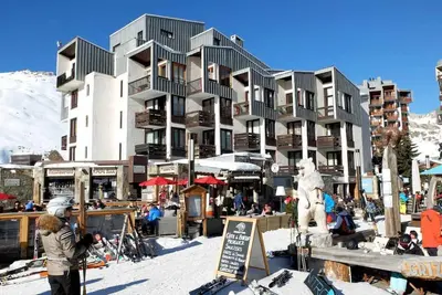 Image de À 100m des pistes de ski, 2ème étage, balcon, télévision, 25m², Tignes