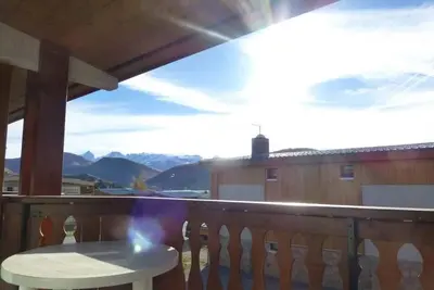 Image de 2ème étage, balcon, télévision, casier à ski, 30m², Alpe d'Huez