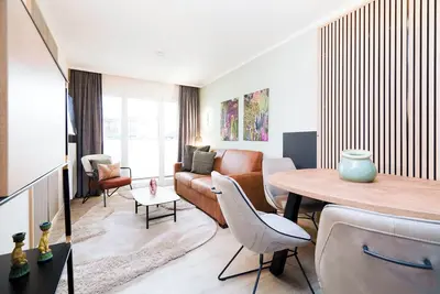Bright vacation apartment for 1-4 people in the heart of Grömitz - 200m to the beach