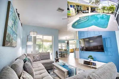 Image de Your Private Oasis With Pool Heater, Minutes From The Beach!