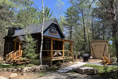 Image de Brand new cabin in the Adirondacks near Whiteface Mountain!