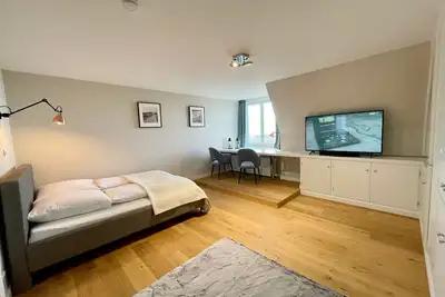 Lovingly designed 32m² apartment on the 1st floor offers space for 2 people