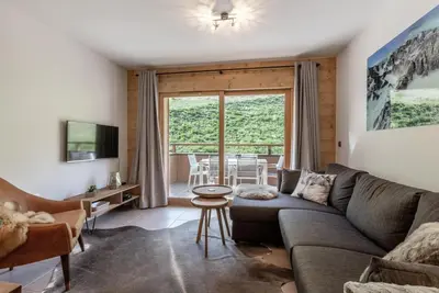 Image de À 150m des pistes de ski, 2ème étage, balcon, télévision, casier à ski, 56m², Valmorel